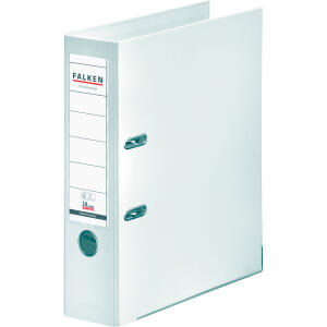 Falken Falken Chromocolor-Voll-PP-Ordner A4, S80, mit Einsteckschild weiß