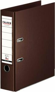Falken Falken Chromocolor-Voll-PP-Ordner A4, S80, mit Einsteckschild braun