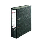 Falken Falken Recycling-Plus-Wolkenmarmor-Ordner A4, S80, mit Einsteckschild schwarz