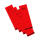 Falken Falken Rückenschild selbstklebend, kurz, breit, 60 x 190mm, 10er Poly rot