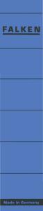 Falken Falken Rückenschild selbstklebend, kurz, schmal, 36 x 190mm, 10er Poly blau