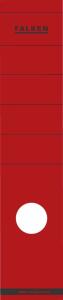 Falken Falken Rückenschild selbstklebend, lang, breit, 60 x 290mm, 10er Poly rot