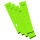 Falken Falken Rückenschild selbstklebend, lang, breit, 60 x 290mm, 10er Poly grün