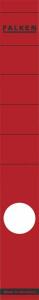 Falken Falken Rückenschild selbstklebend, lang, schmal, 36 x 290mm, 10er Poly rot