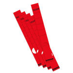 Falken Falken Rückenschild selbstklebend, lang, schmal, 36 x 290mm, 10er Poly rot