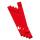 Rückenschild selbstklebend, lang, schmal, 36 x 290mm, 10er Poly rot