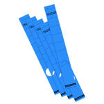 Falken Falken Rückenschild selbstklebend, lang, schmal, 36 x 290mm, 10er Poly blau