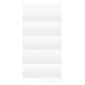 Falken FALKEN Beschriftungsschild für UniReg - 60 x 20 mm, 100 Stück, weiß
