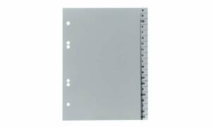 Falken Falken PP Register, grau, für DIN A5 16,3 x 21,0cm, 24 tlg. Druck A-Z