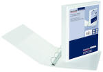 Falken Falken Präsentationsringbuch A4 weiß 4-Ring D-Mechanik 40 mm 3 Taschen