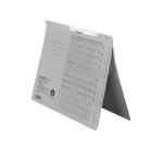 Pendelhefter, für DIN A4, 320g/m² Manila-RC-Krt., kaufm. Heftung, grau