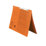 Falken Falken Pendelhefter, für DIN A4, 320g/m² Manila-RC-Krt., kaufm. Heftung, mit Schlitzstanzung orange