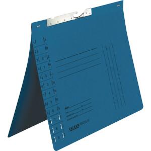 Falken Falken Pendelhefter, für DIN A4, 320g/m² Manila-RC-Krt., Behördenheftung, mit Schlitzstanzung blau