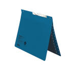 Falken Falken Pendelhefter, für DIN A4, 320g/m² Manila-RC-Krt., Behördenheftung, mit Schlitzstanzung blau