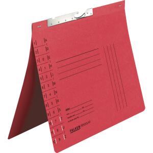 Pendelhefter, für DIN A4, 320g/m² Manila-RC-Krt., B rot