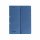 Falken Falken Ösenhefter für DIN A4, 250g/m² Manila-RC-Krt., 1/2 Vorderd., Behördenheftung blau