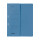Falken Falken Ösenhefter für DIN A4, 250g/m² Manila-RC-Krt., 1/2 Vorderd., Behördenheftung blau