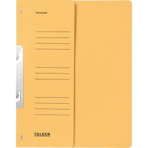 Falken Falken Einhakhefter für DIN A4, 250g/m² Manila-RC-Krt., 1/2 Vorderd., Behördenheftung chamois