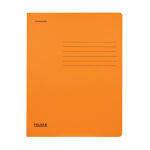 Falken Falken Einschlagmappe für DIN A4, 320g/m² Manila-RC-Karton, mit 3 Klappen orange