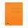 Falken Falken Einschlagmappe für DIN A4, 320g/m² Manila-RC-Karton, mit 3 Klappen orange