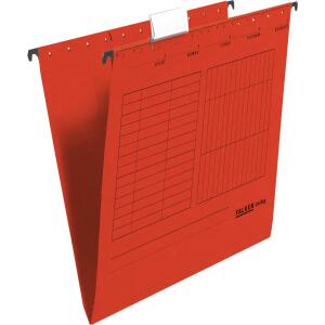 Falken FALKEN Hängemappe - A4, 230 g/qm, seitlich offen, rot