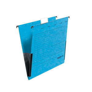 Falken FALKEN Hängetasche UniReg - A4, 230 g/qm, Manila-RC-Karton, mit Leinenfrösche, blau