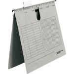 Falken FALKEN Hängehefter UniReg - A4, 230 g/qm, kfm. Heftung, Manila-RC-Karton, grau
