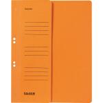 Ösenhefter A4, 250g/m² Manila 1/2 Vorderd., Behördenheftung orange