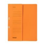 Ösenhefter A4, 250g/m² Manila 1/2 Vorderd., Behördenheftung orange