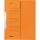 Falken Falken Einhakhefter für DIN A4, 250g/m² Manila-RC-Krt., 1/2 Vorderd., Behördenheftung orange