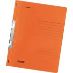 Falken Falken Einhakhefter für DIN A4, 250g/m² Manila-RC-Krt., 1/1 Vorderd., Behördenheftung orange