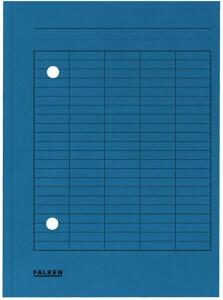 Falken Falken Umlaufmappe - A4  blau, Manilakarton, 250 g/qm