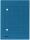 Falken Falken Umlaufmappe - A4  blau, Manilakarton, 250 g/qm