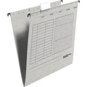 Falken FALKEN Hängemappe - A4, 230 g/qm, seitlich offen, grau