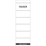 Falken Falken Rückenschild selbstklebend, kurz, breit, 60 x 190mm, 10er Poly weiß