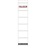 Falken Falken Rückenschild selbstklebend, kurz, schmal, 36 x 190mm, 10er Poly weiß