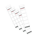 Falken Falken Rückenschild selbstklebend, kurz, schmal, 36 x 190mm, 10er Poly weiß