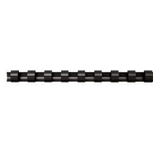 Plastikbinderücken 8 mm schwarz für 21-40 Blatt