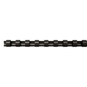 Plastikbinderücken 10 mm schwarz für 41-55 Blatt
