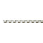 Plastikbinderücken 12 mm weiss für 56-80 Blatt