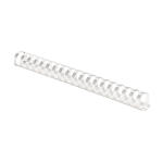 Plastikbinderücken 14 mm weiss für 81-100 Blatt