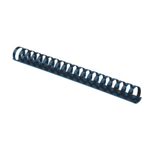 Plastikbinderücken 16 mm schwarz für 101-120 Blatt
