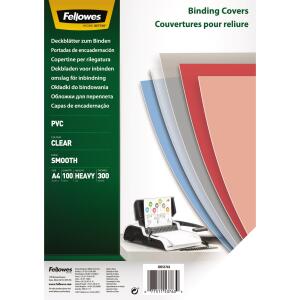 Umschlagfolie PVC Deckblatt A4 klar transparent, 300mic.