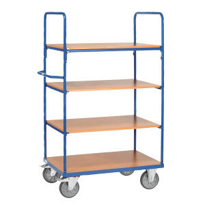 FETRA Etagenwagen - 4 Etagen, 1.000 x 600 mm, bis 600 kg