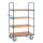 FETRA Etagenwagen - 4 Etagen, 1.000 x 600 mm, bis 600 kg