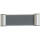 Türschild Clip 180x60mm, silber Franken # BS0601