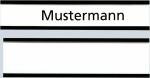 Franken Magnetschild mit C-Profil - 50 x 10 mm, 20...