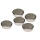 Superhaftkraftmagnet, Ø 22mm, silber Tragkraft: 8 kg