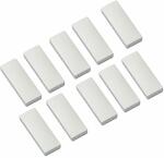 Haftmagnet 23 x 50 mm, weiß, Haftkraft 1000g,...