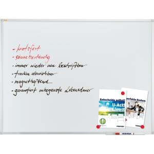 Whiteboard Schreibtafel 45x60cm emalliert, magnethaftend